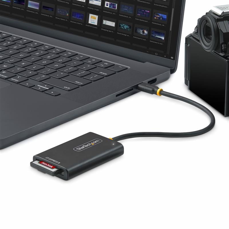 StarTech.com 1B-USB-C-CFE-ADAPTER geheugenkaartlezer USB 3.2 Gen 2 Type-C Zwart