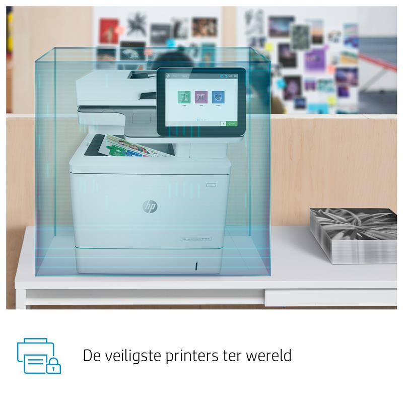 HP Color LaserJet Enterprise MFP M578dn, Kleur, Printer voor Afdrukken, kopiëren, scannen, faxen (optie), Dubbelzijdig printen; Automatische invoer vo