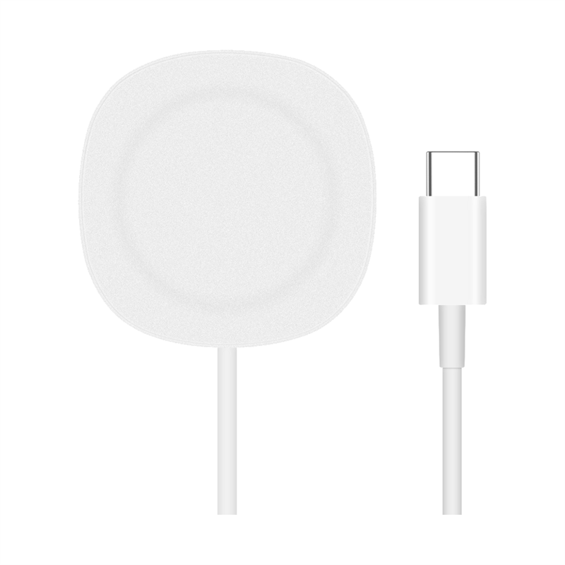 Magnetic Wireless Charger Pad - compatible with magsafe cases - White