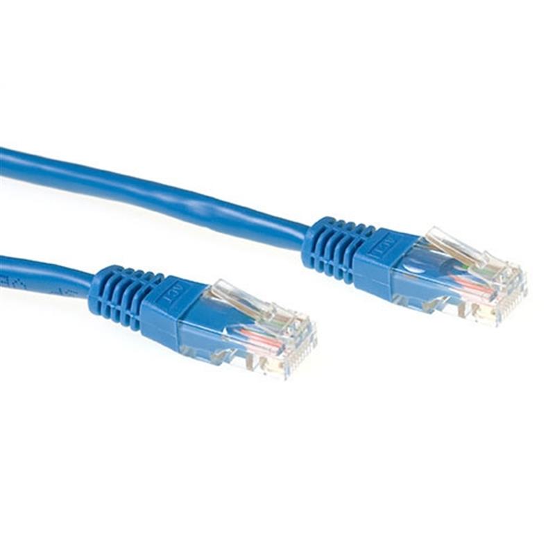 ACT 3.00m Cat6a UTP netwerkkabel Rood 3 m U/UTP (UTP)