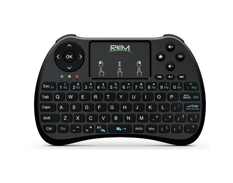Rikomagic K6 2 4G wireless mini keyboard with Touchpad Li-ion accu 140*90*17 mm ***