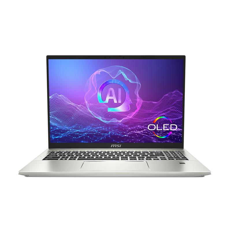 MSI Prestige A16 AI+ A3HMG-050NL AMD Ryzen AI 9 365 Laptop 40,6 cm (16"") UHD+ 32 GB LPDDR5x-SDRAM 1 TB SSD Wi-Fi 7 (802.11be) Windows 11 Pro Zilver