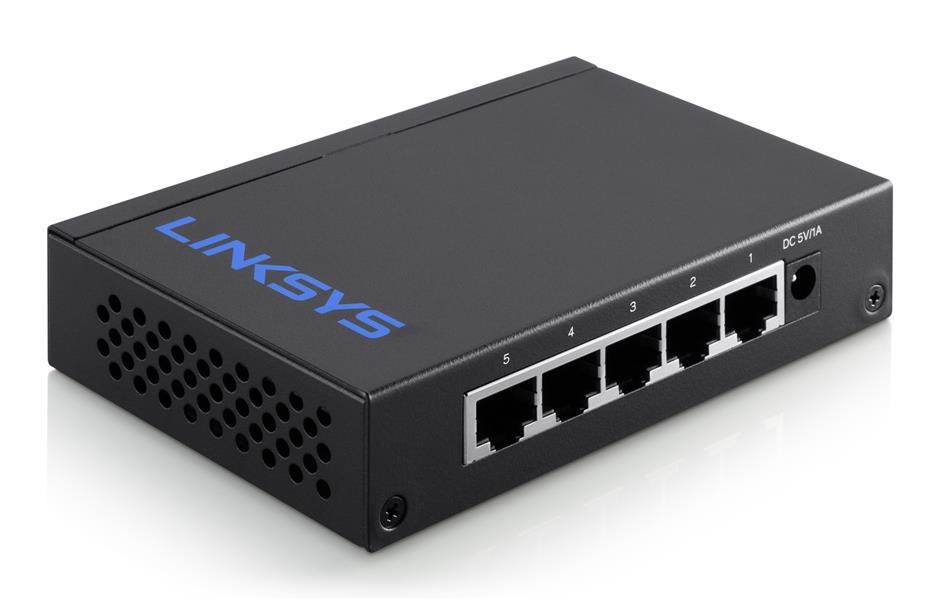 Linksys 5-poorts Gigabit - desktopswitch (LGS105)