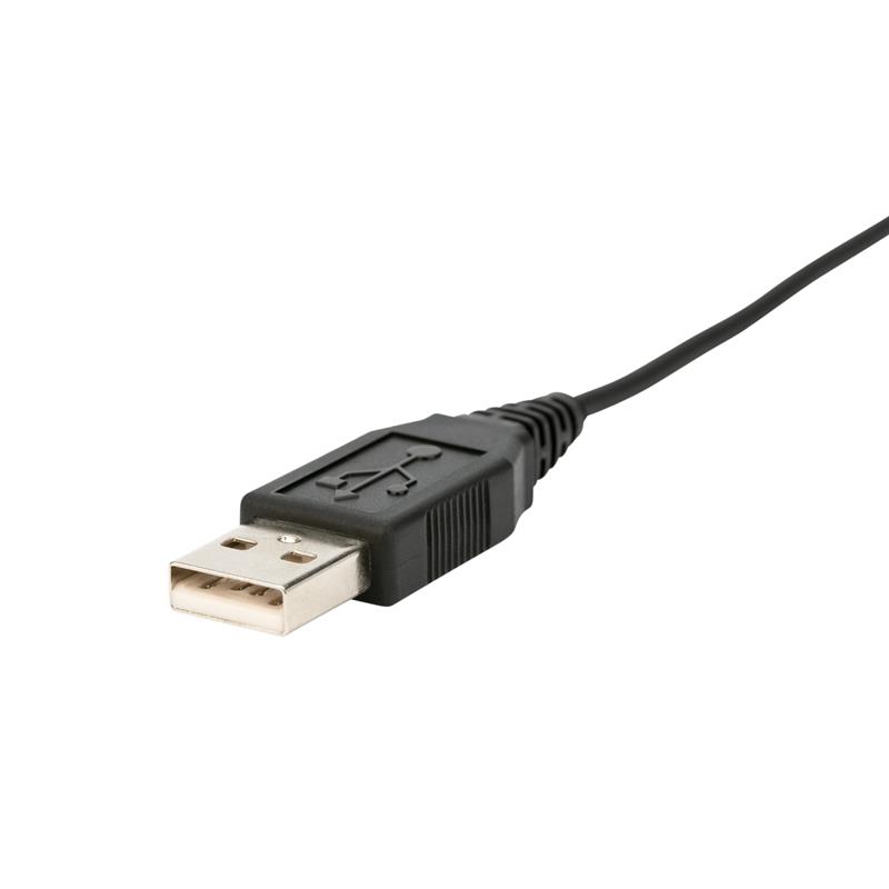 Jabra Biz 2300 Duo USB UC Headset Bedraad Hoofdband Kantoor/callcenter USB Type-A Zwart