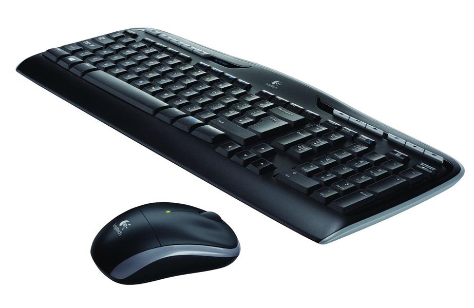 Logitech Wireless Combo MK330 toetsenbord Inclusief muis RF Draadloos Russisch Zwart