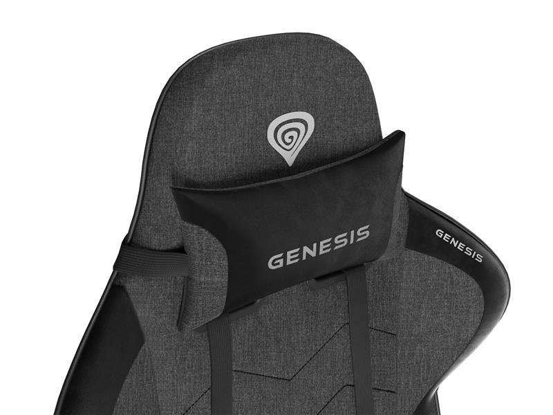 GENESIS Nitro 550 G2 Gaming leunstoel Gecapitonneerde zitting Zwart, Grijs