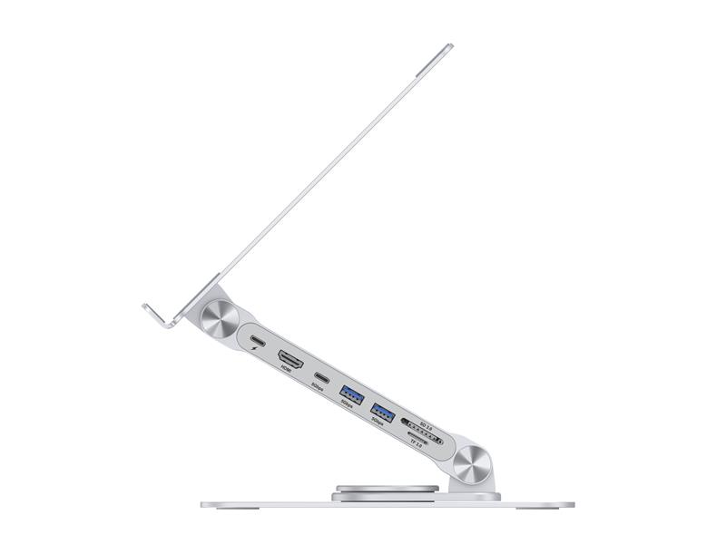 Conceptronic DONN27G laptopstandaard Zilver