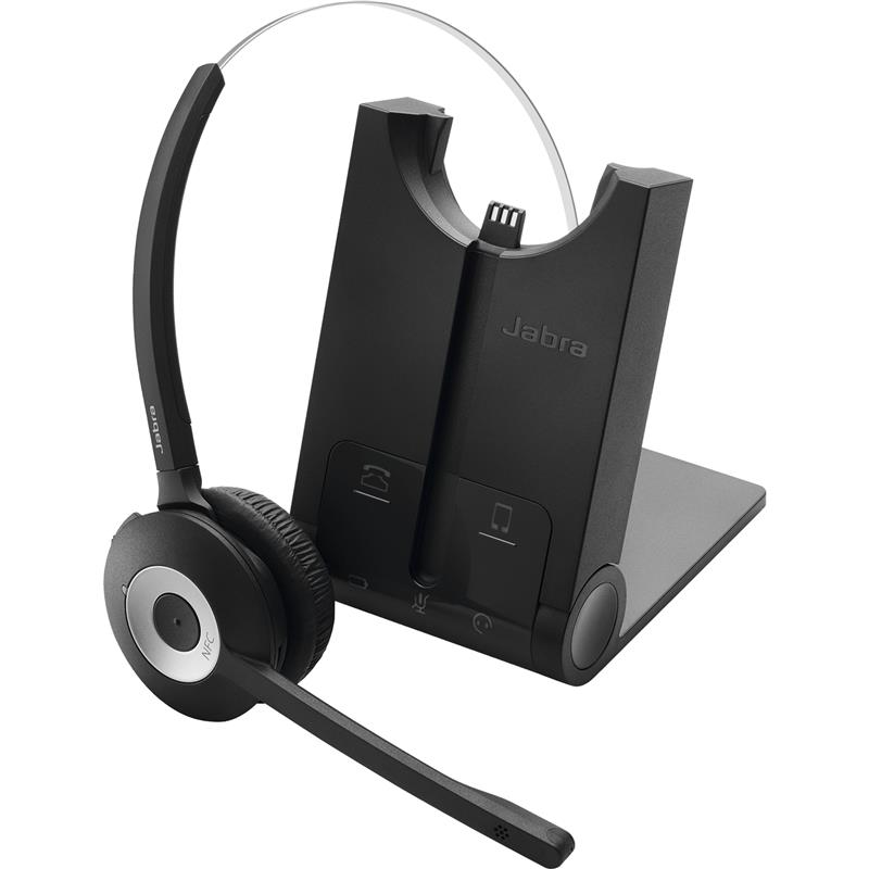 Jabra Pro 925 Headset Draadloos oorhaak Kantoor/callcenter Bluetooth Zwart