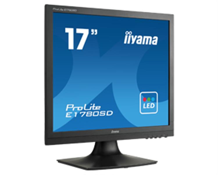 iiyama ProLite E1780SD-B1 computer monitor 43,2 cm (17"") 1280 x 1024 Pixels SXGA LED Zwart