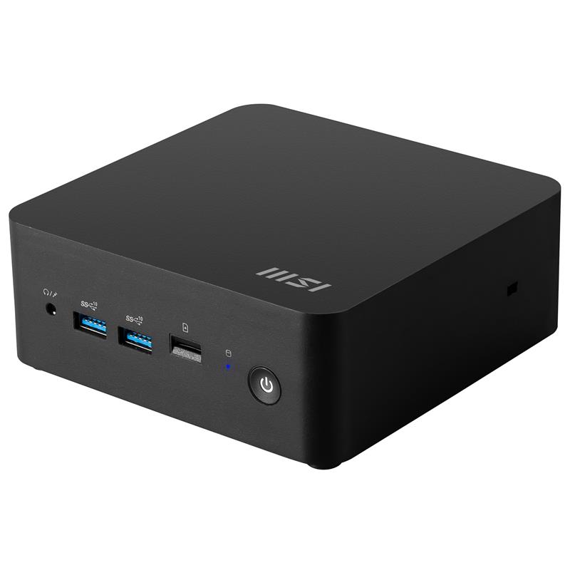 MSI Cubi NUC 1M-003EU Intel Core 3 100U 8 GB DDR5-SDRAM 512 GB SSD Windows 11 Pro Zwart