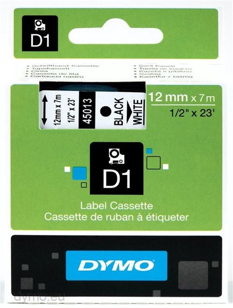 DYMO S0720530 labelprinter-tape Zwart op wit