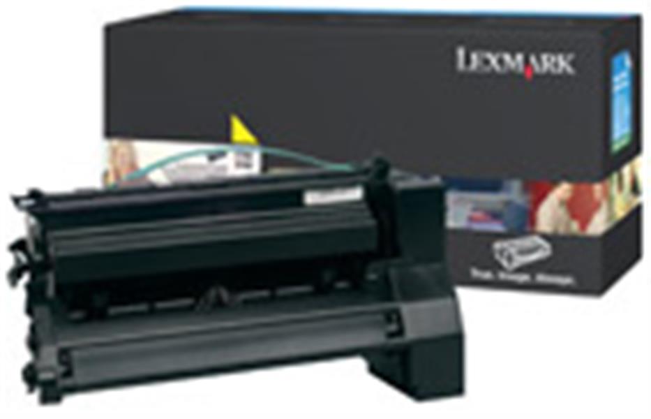 Lexmark C782, X782e 15K gele printcartridge