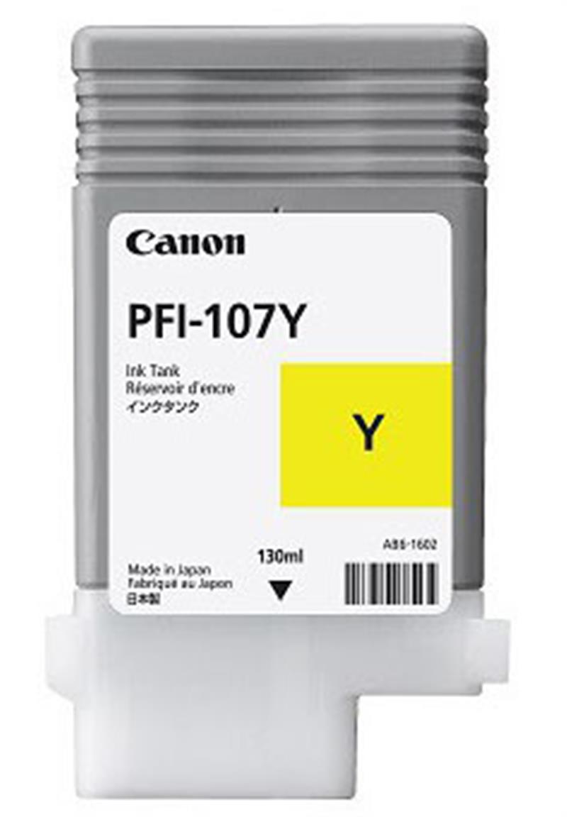 Canon PFI-107Y Origineel Geel 1 stuk(s)