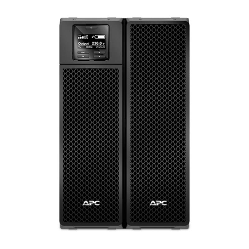 APC Smart-UPS On-Line SRT8KXLI - Noodstroomvoeding, 6x C13, 4x C19, hardwire 1 fase uitgang, Embedded NMC, tower, 8000VA