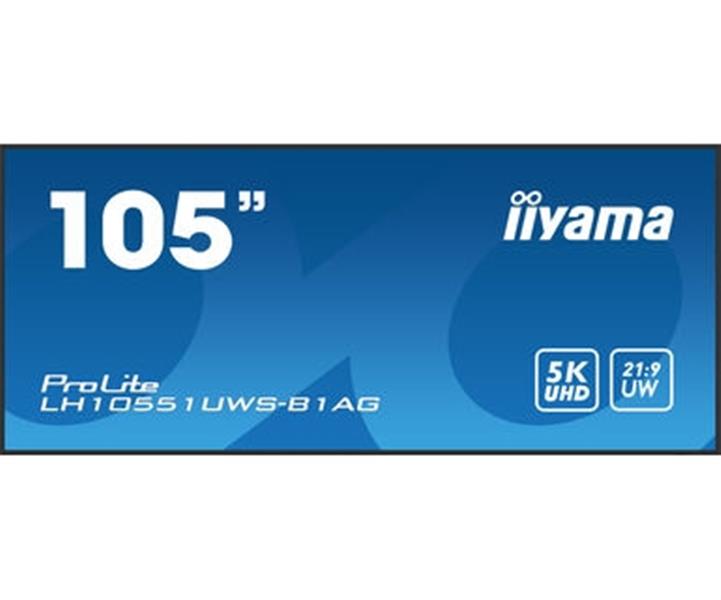iiyama LH10551UWS-B1AG beeldkrant Digitale signage flatscreen 2,66 m (104.7"") LED 500 cd/m² UltraWide Full HD Zwart 24/7