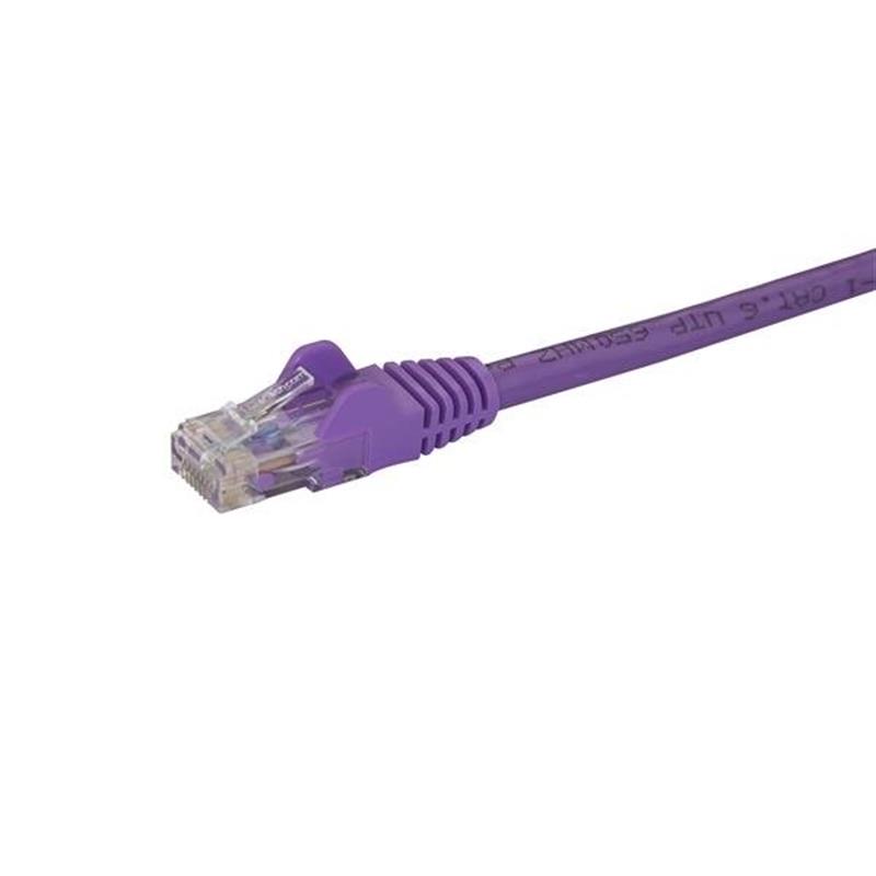 StarTech.com Cat6 patchkabel met snagless RJ45 connectors 2 m, paars