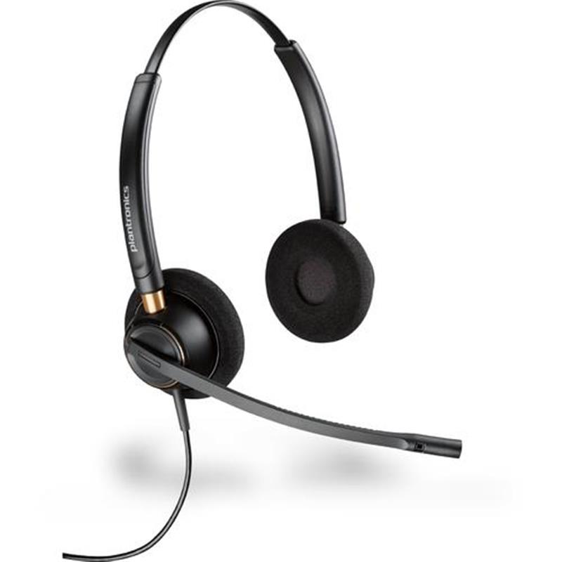 POLY EncorePro HW520 Headset Hoofdband Zwart