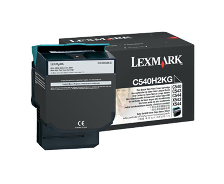 Lexmark C54x, X54x 2,5K zwarte tonercartridge