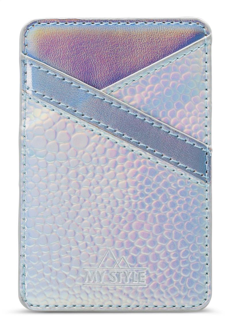 My Style Universal Sticky Card Pocket Silver Shimmer