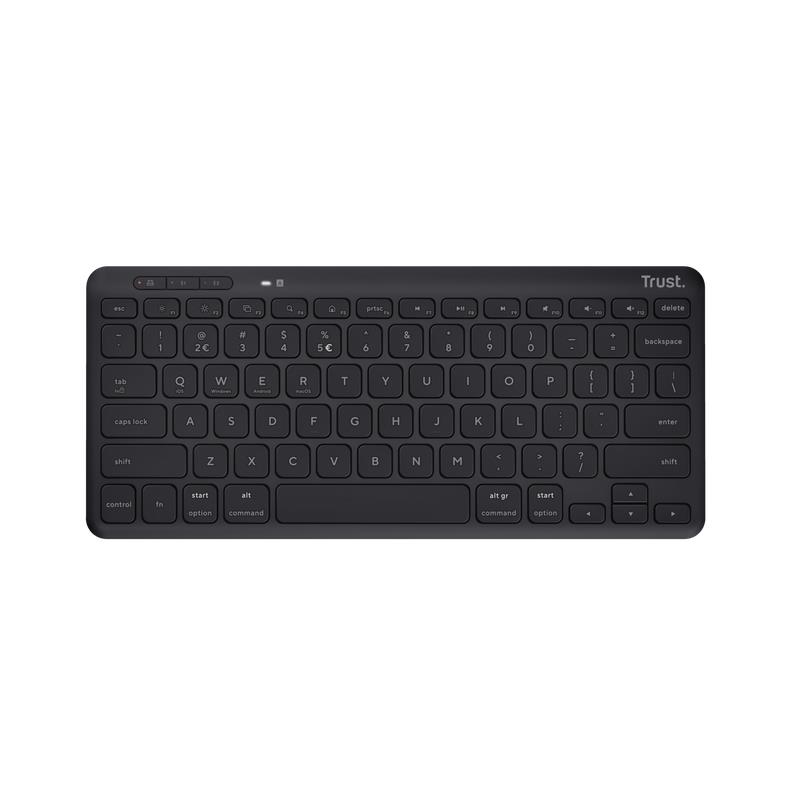 Trust Lyra toetsenbord RF-draadloos + Bluetooth AZERTY Belgisch Zwart