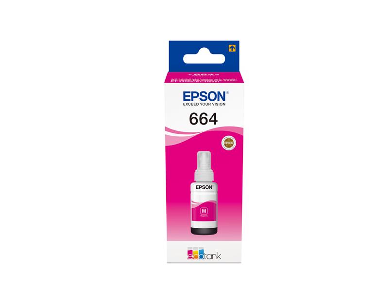 Epson 664 Ecotank Magenta ink bottle (70ml)