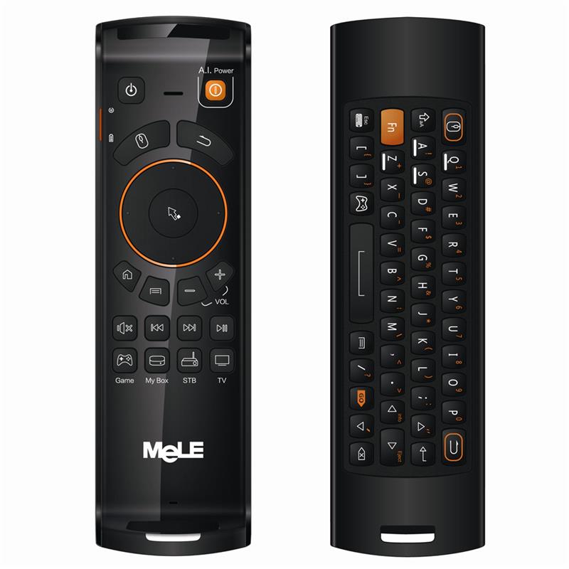 MeLE F10 Deluxe Fly Wireless Mouse and keyboard Android dubbelzijdig USB Dongle RF03L 
