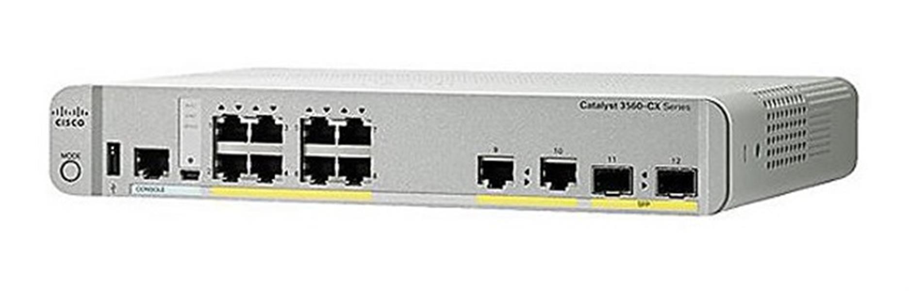 Cisco WS-C3560CX-8PC-S netwerk-switch Managed Gigabit Ethernet (10/100/1000) Power over Ethernet (PoE) Wit
