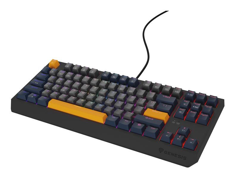 GENESIS Thor 230 TKL toetsenbord Gamen USB QWERTY Engels Blauw