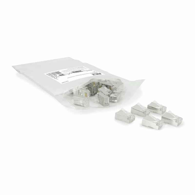 ACT CAT6A pass-through shielded modulaire RJ45 connector