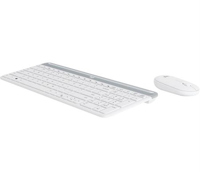 Logitech MK470 toetsenbord USB QWERTY Engels Inclusief muis Wit