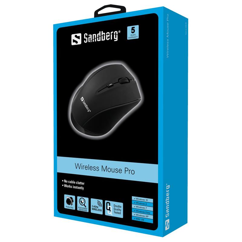 Sandberg Wireless Mouse Pro muis