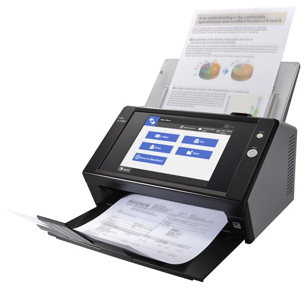 Fujitsu N7100E 600 x 600 DPI ADF-scanner Zwart A4