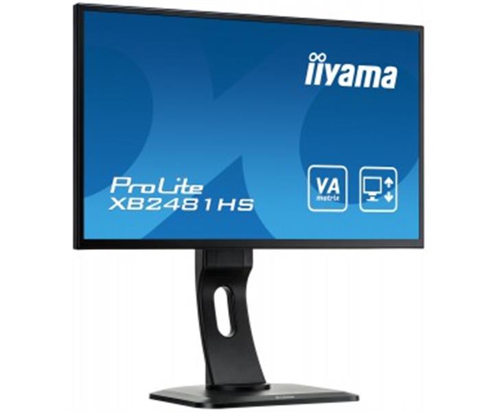 iiyama ProLite XB2481HS-B1 LED display 59,9 cm (23.6"") 1920 x 1080 Pixels Full HD Flat Mat Zwart