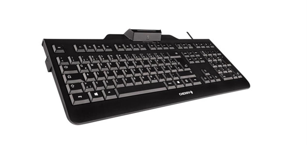 CHERRY KC 1000 SC toetsenbord USB QWERTZ Zwitsers Zwart