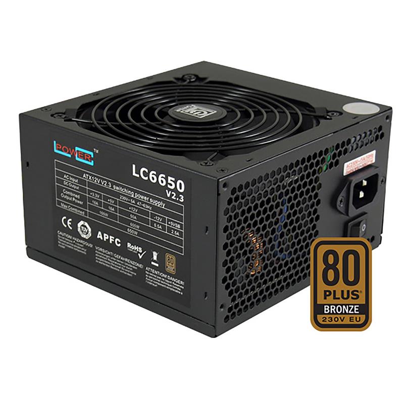 LC-Power LC6650 V2 3 ATX power supply Super Silent Series 650W 80 Plus Bronze