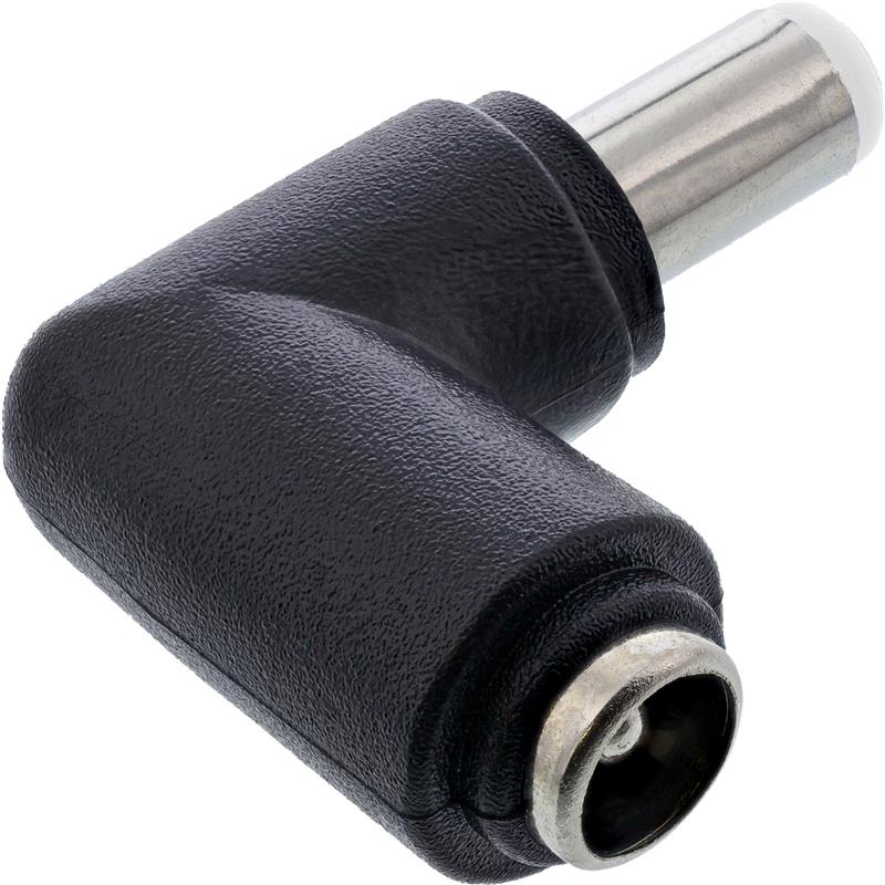 InLine DC Adapter 5 5x2 5mm DC Plug Male Female Angled