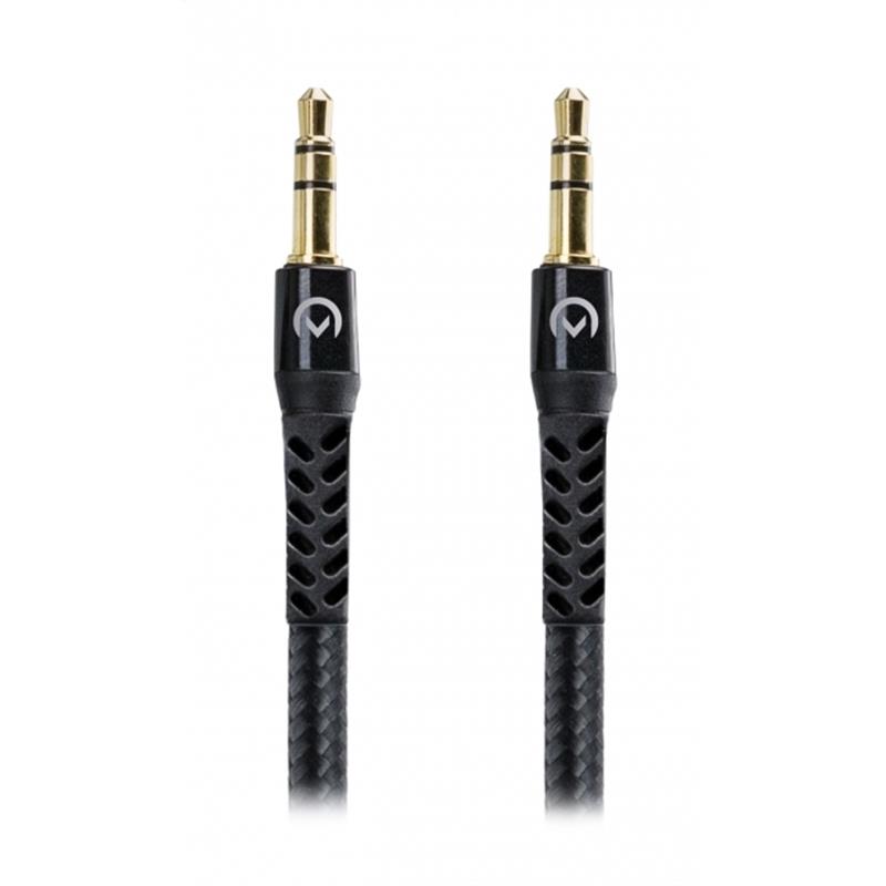 Mobilize Strong Nylon Aux Cable 1 5m Black