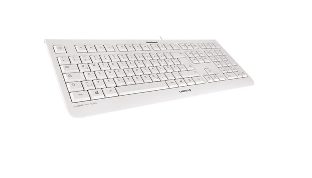 CHERRY KC 1000 toetsenbord USB AZERTY Belgisch Grijs