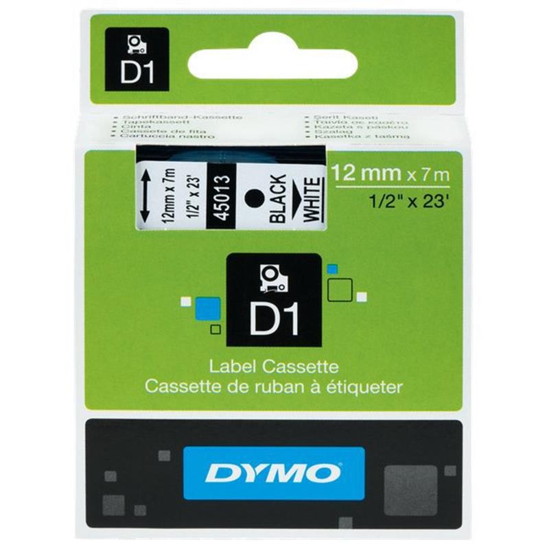 DYMO S0718050 labelprinter-tape Zwart op wit
