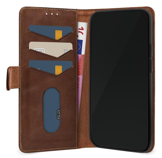 Mobilize Leather Wallet Apple iPhone 14 Pro Max Brown