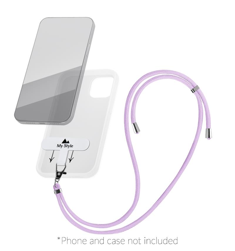 My Style Smartphone Lanyard Purple