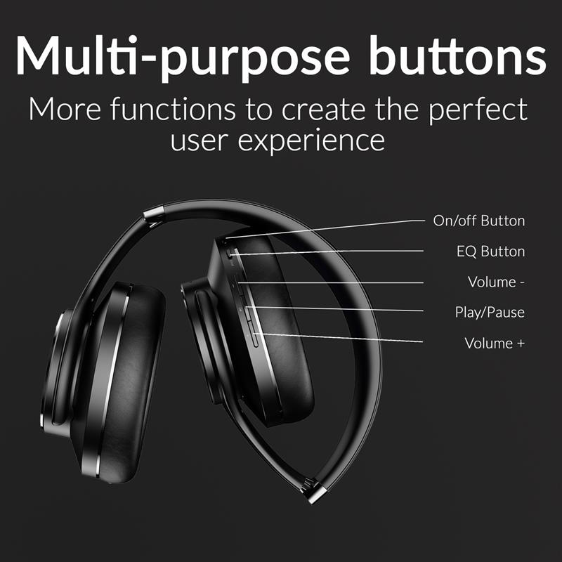 Mobilize Bluetooth Headphone with Speaker Function Black 5 1 Gratis 