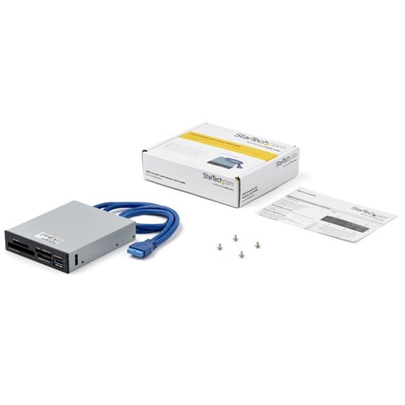 StarTech.com 3,5"" Interne multi-kaartlezer met UHSII ondersteuning USB 3.0 memory card reader