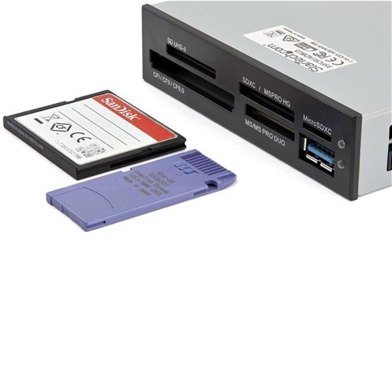 StarTech.com 3,5"" Interne multi-kaartlezer met UHSII ondersteuning USB 3.0 memory card reader