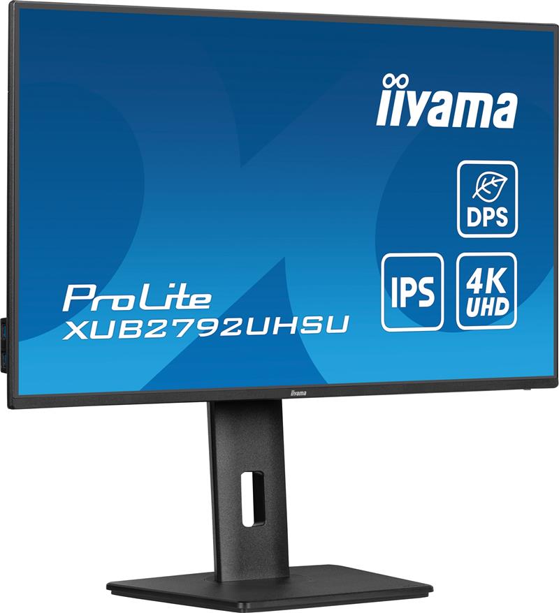 iiyama ProLite XUB2792UHSU-B6 computer monitor 68,6 cm (27"") 3840 x 2160 Pixels Dual UHD LED Zwart