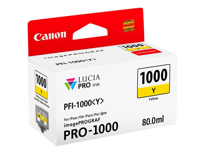 Canon PFI-1000 Y Origineel Geel
