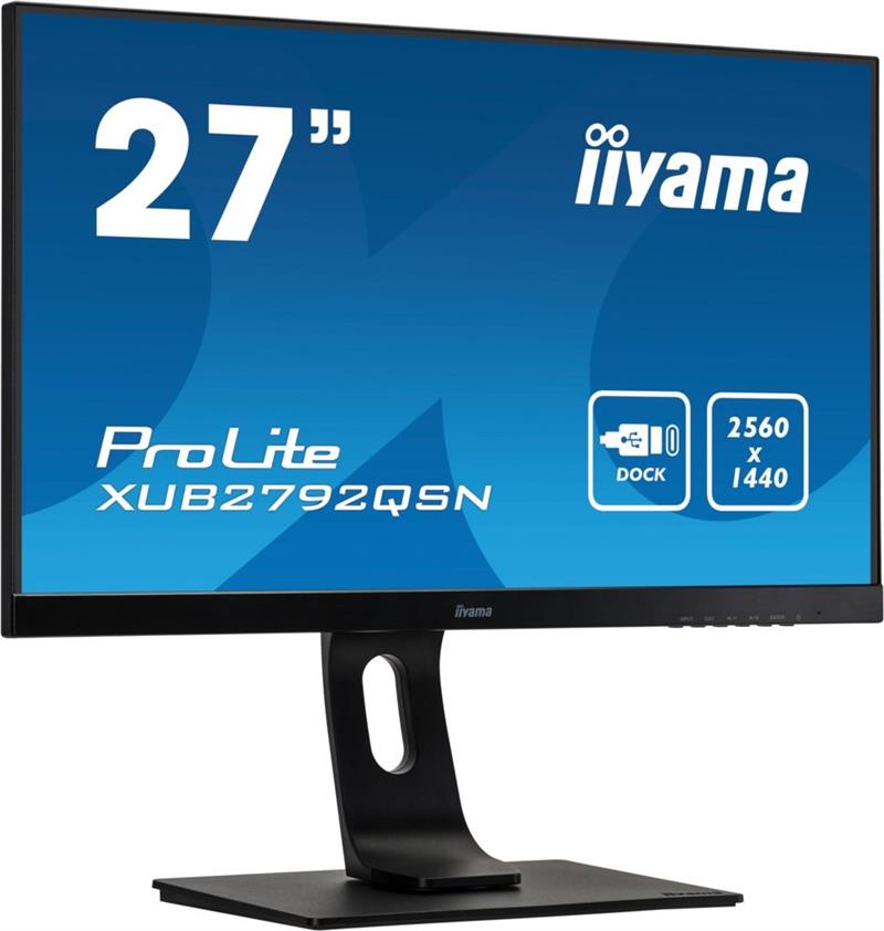 iiyama ProLite XUB2792QSN-B1 computer monitor 68,6 cm (27"") 2560 x 1440 Pixels WQXGA LED Zwart