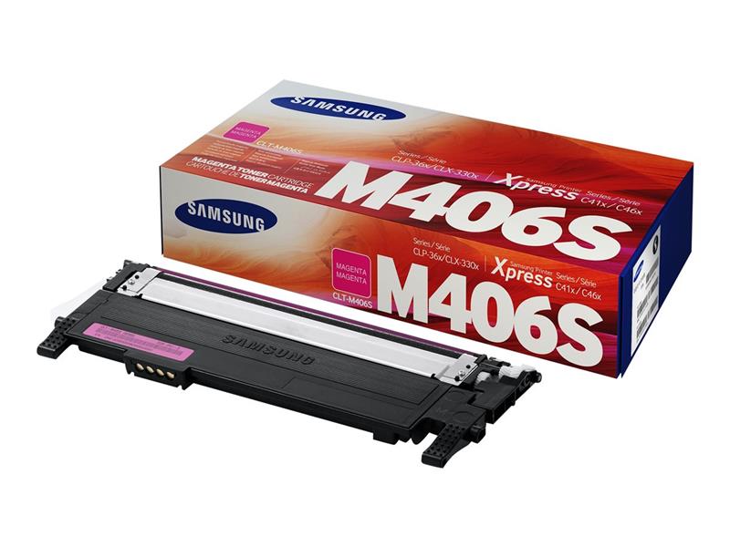 Samsung CLT-M406S Magenta Original Toner Cartridge tonercartridge 1 stuk(s) Origineel