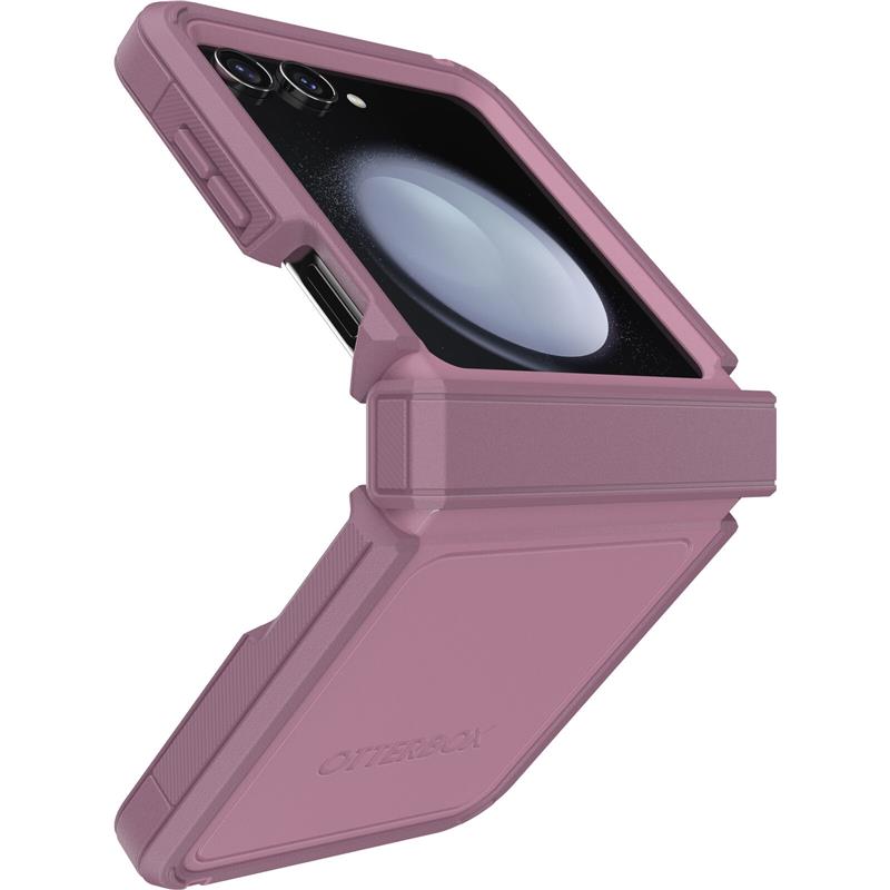 OtterBox Defender XT Series voor Galaxy Z Flip5, Mulberry Muse (Pink)