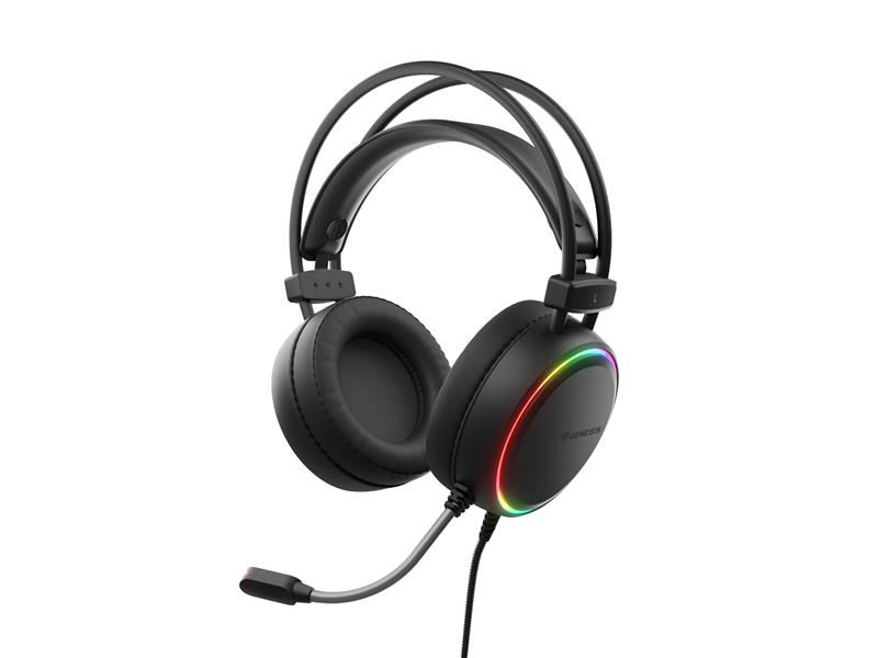 GENESIS Neon 613 Headset Bedraad Hoofdband Gamen USB Type-A Zwart